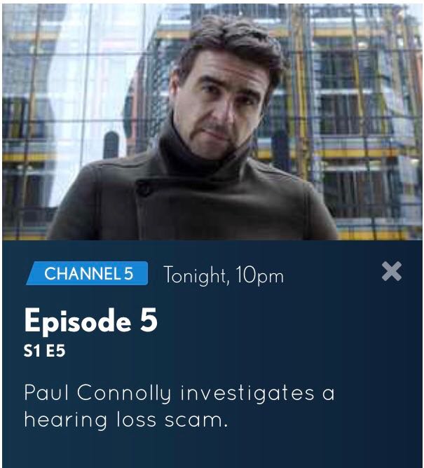 Hearing loss scam program on channel 5