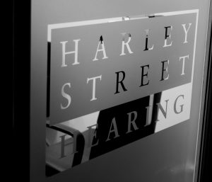 Harley street logo on door