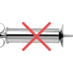 ear syringe with cross through it