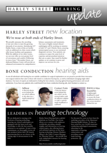 harley street hearing newsletter