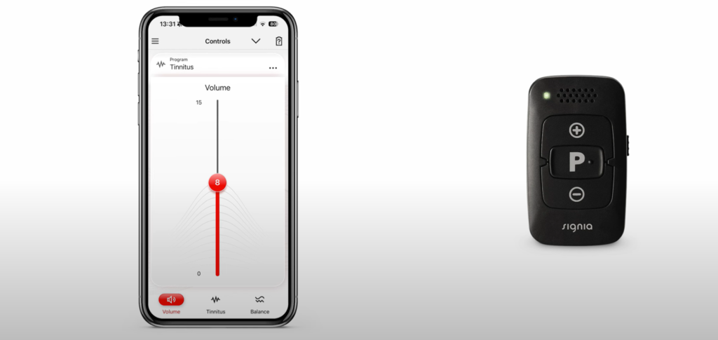 signia silk charge&go IX wireless features