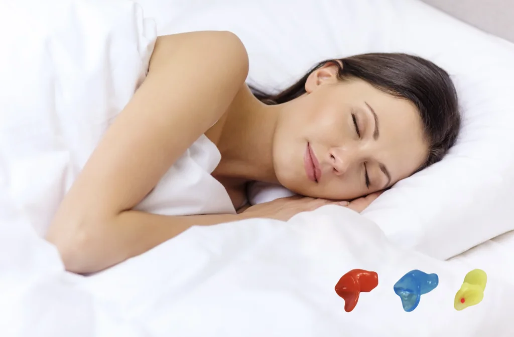 http://A%20woman%20sleeping%20with%20sleeping%20plugs.