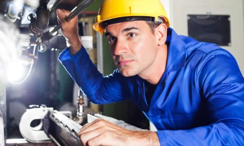 hearing protection in a noisy workspace.