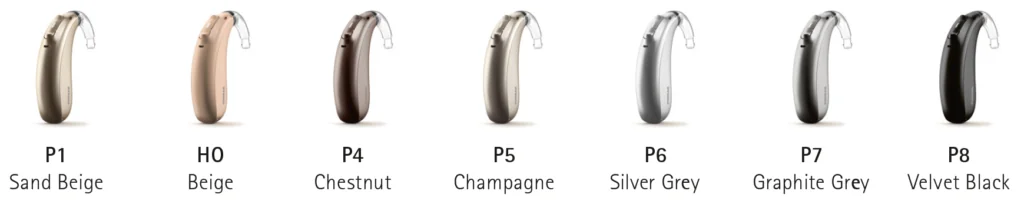 Phonak Naída Paradise Hearing Aid Colours 