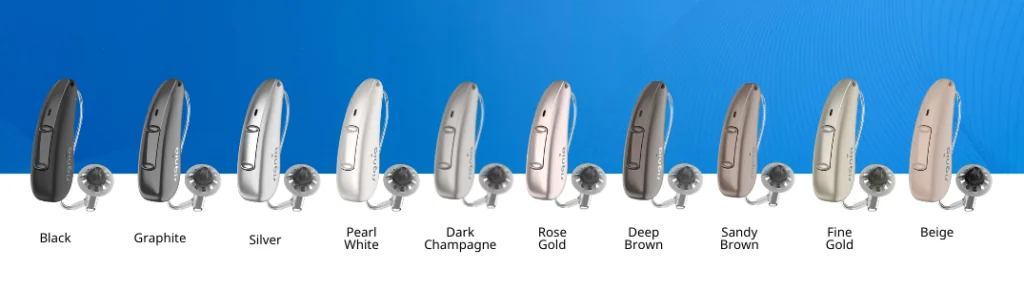 Pure Charge&Go IX Hearing Aid Colours