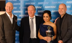 Colin Brinson Pyke, Sales Director, Rayovac, Søren Hougaard, Executive Director, EHIMA, Glen Rutherford, General Manager, Rayovac and Jaspreet Bahra.