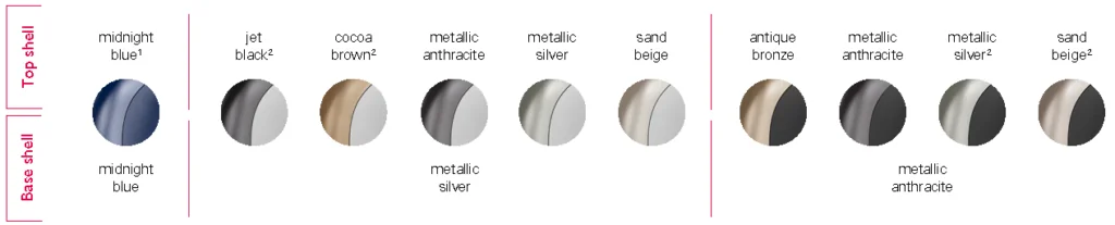 bernafon hearing aid colours