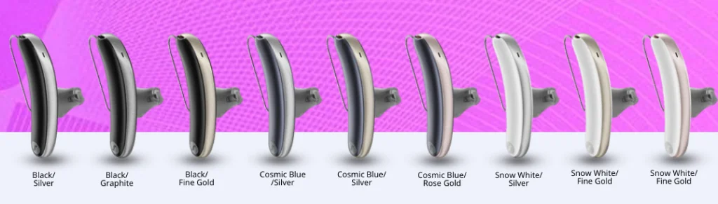 styletto x hearing aid colours