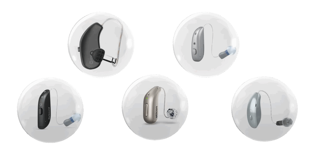 single button hearing aids