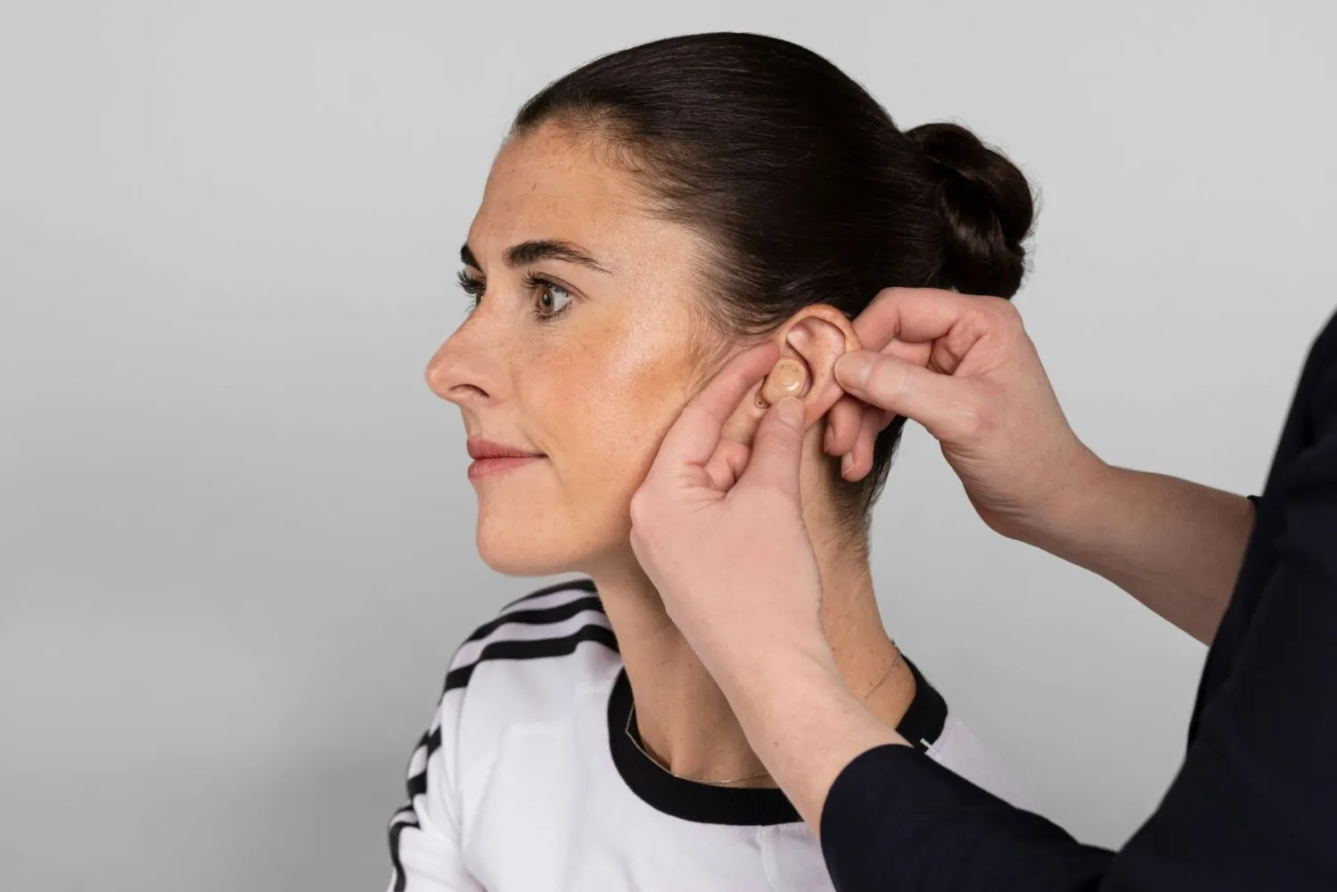 fitting new hearing aid